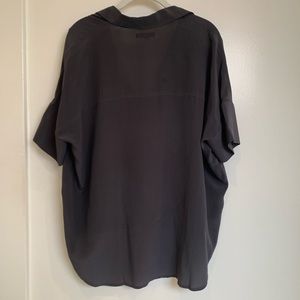 Madewell Tops - Madewell charcoal silk top size M Madewell Tops - Madewell charcoal silk top size M